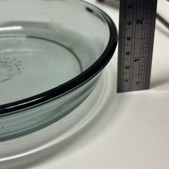 Vintage Pyrex Flameware glass frying pan with metal, removeable handle. - Picture 8 of 8